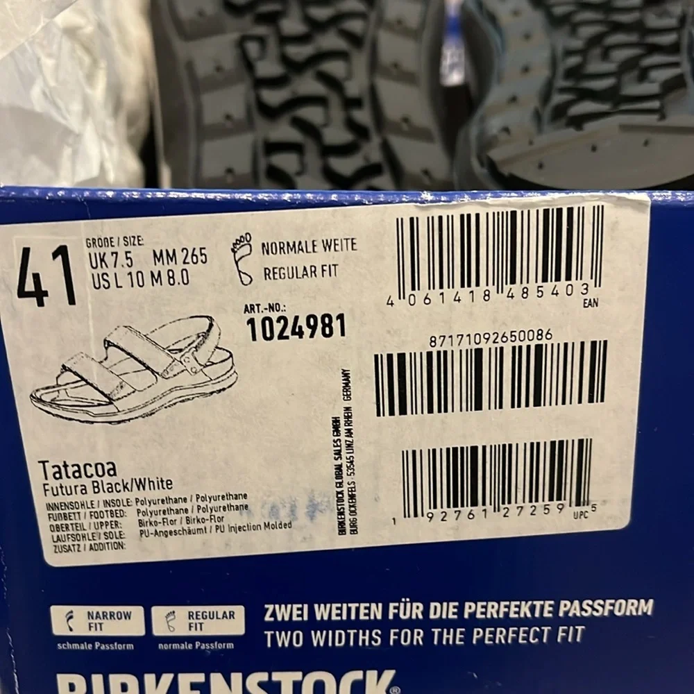 NIB | Birkenstock Tatacoa | Size 8 US Men